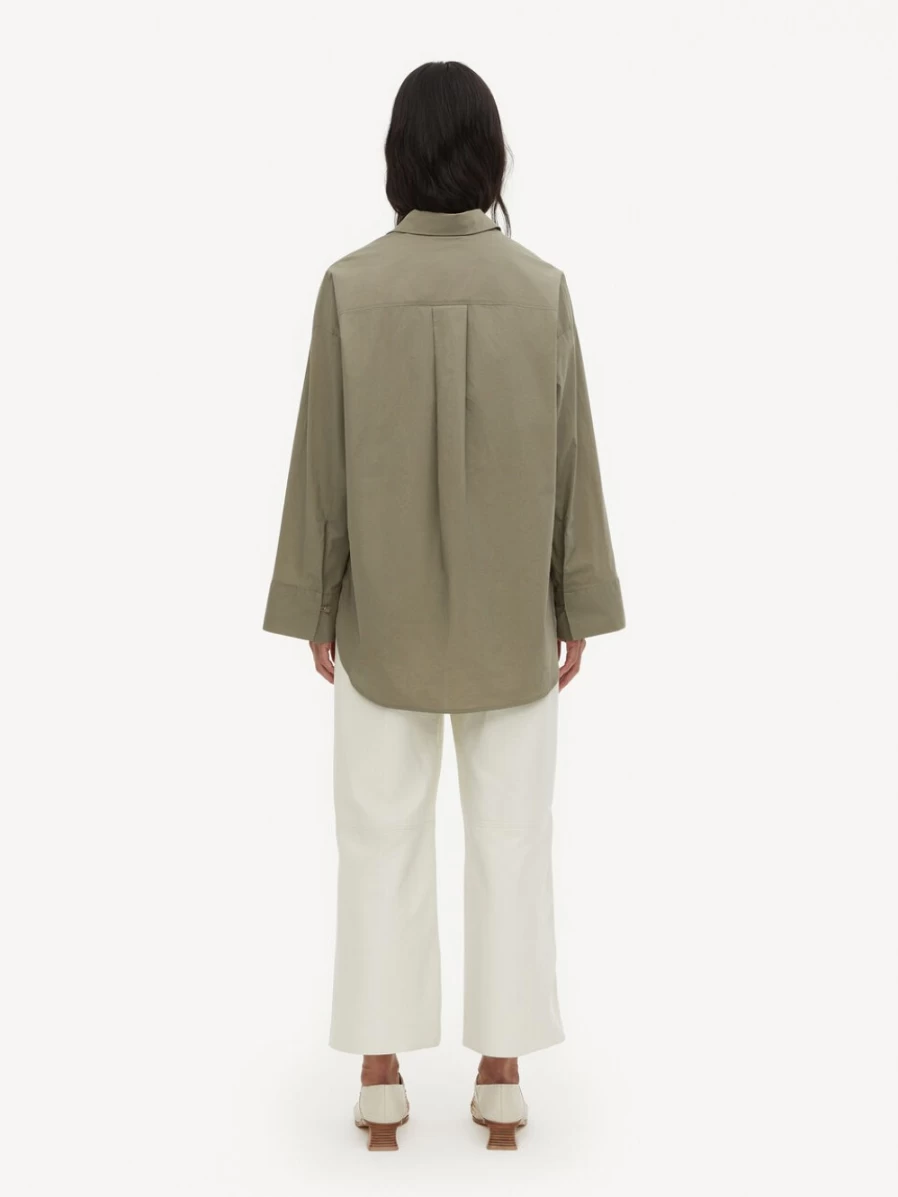 By Malene Birger Women's Fossil Organic Cotton Shirt – Derris Style