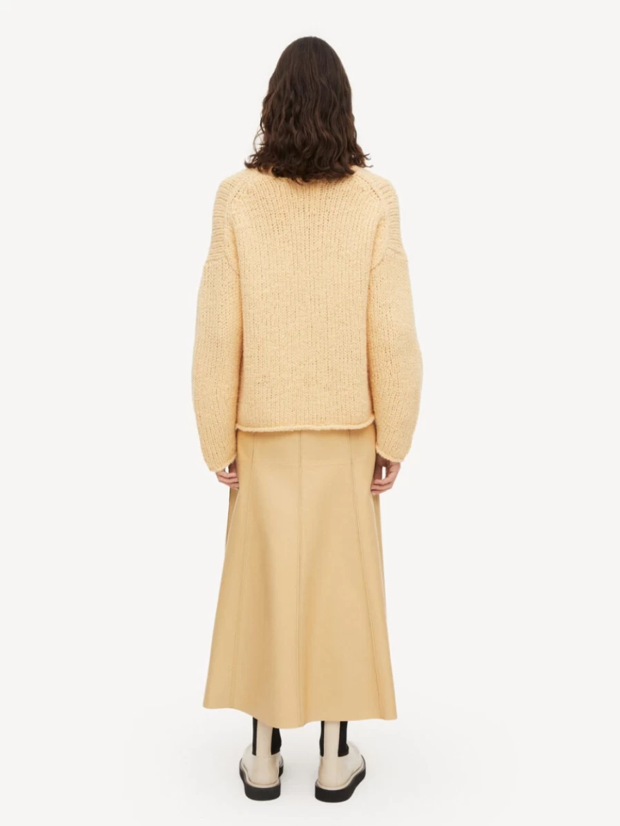 By Malene Birger Women's Aline Sweater in New Wheat - Elegant Knit Pullover