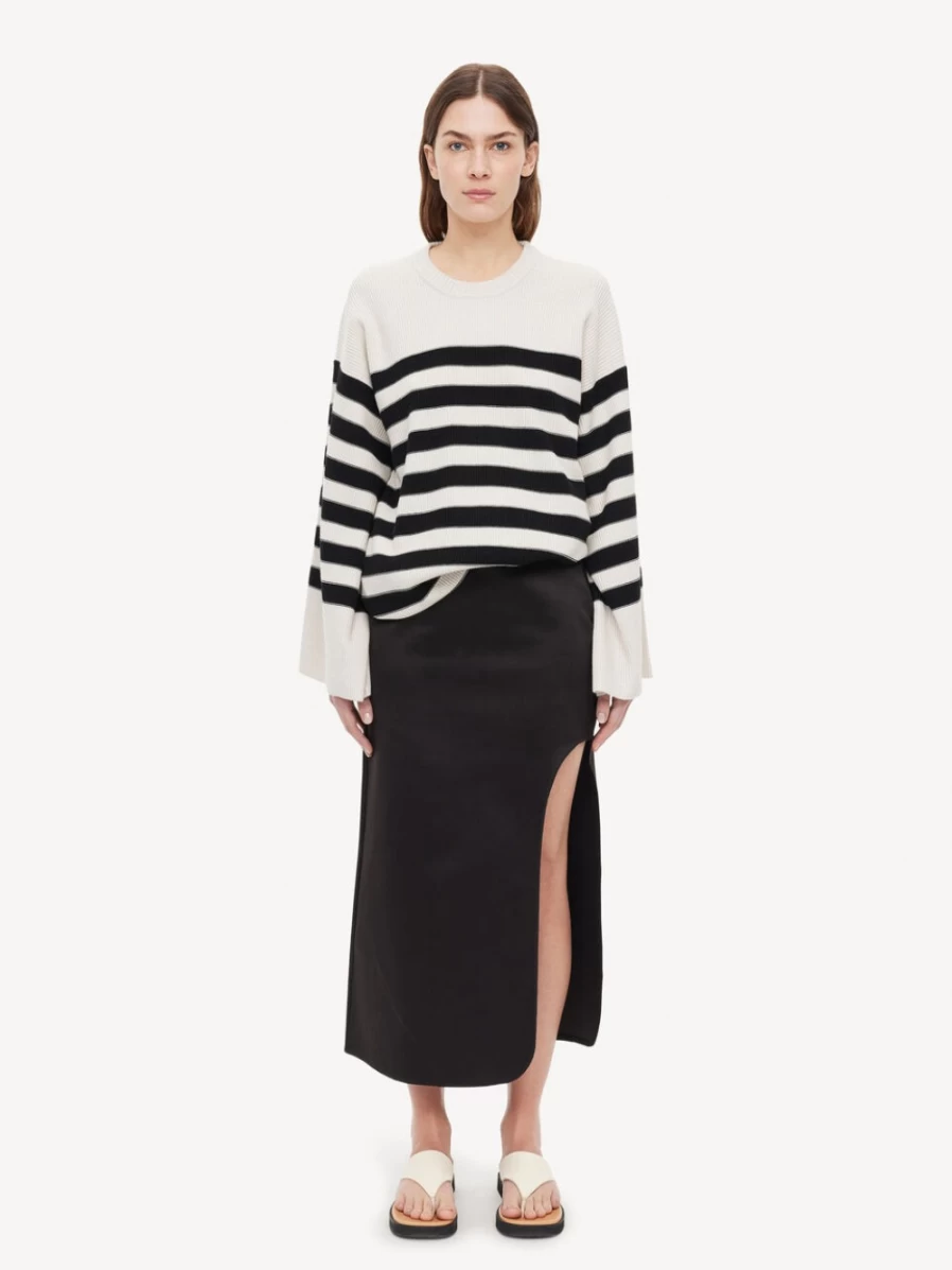 By Malene Birger Women's Leon Sweater in Block Stripe Pattern
