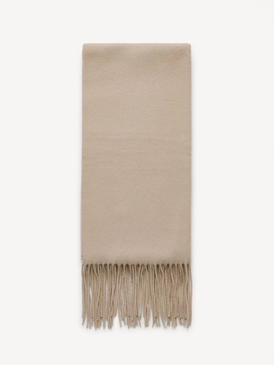 By Malene Birger Women's Fringes Scarf in Grey Brown Melange
