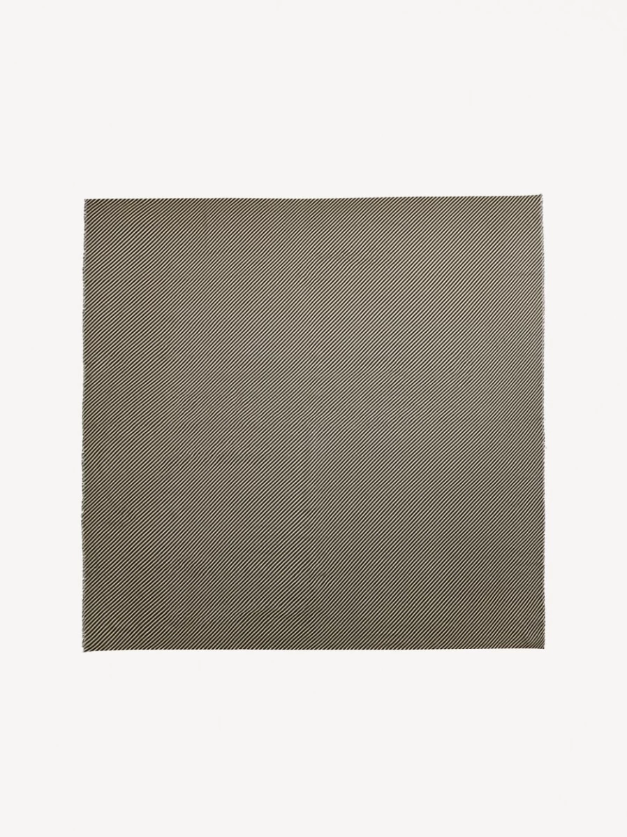 By Malene Birger Women's Diagonal Stripe Wool Scarf - Lorettas