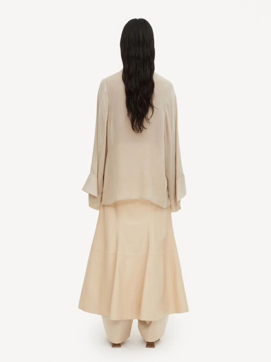 By Malene Birger Women's Lomaria Blouse in Sea Mist - Elegant Feminine Top