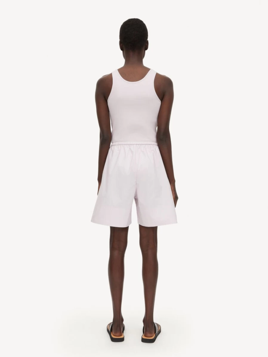 By Malene Birger Women's Pastel Violet Organic Cotton Tank Top - Anisa