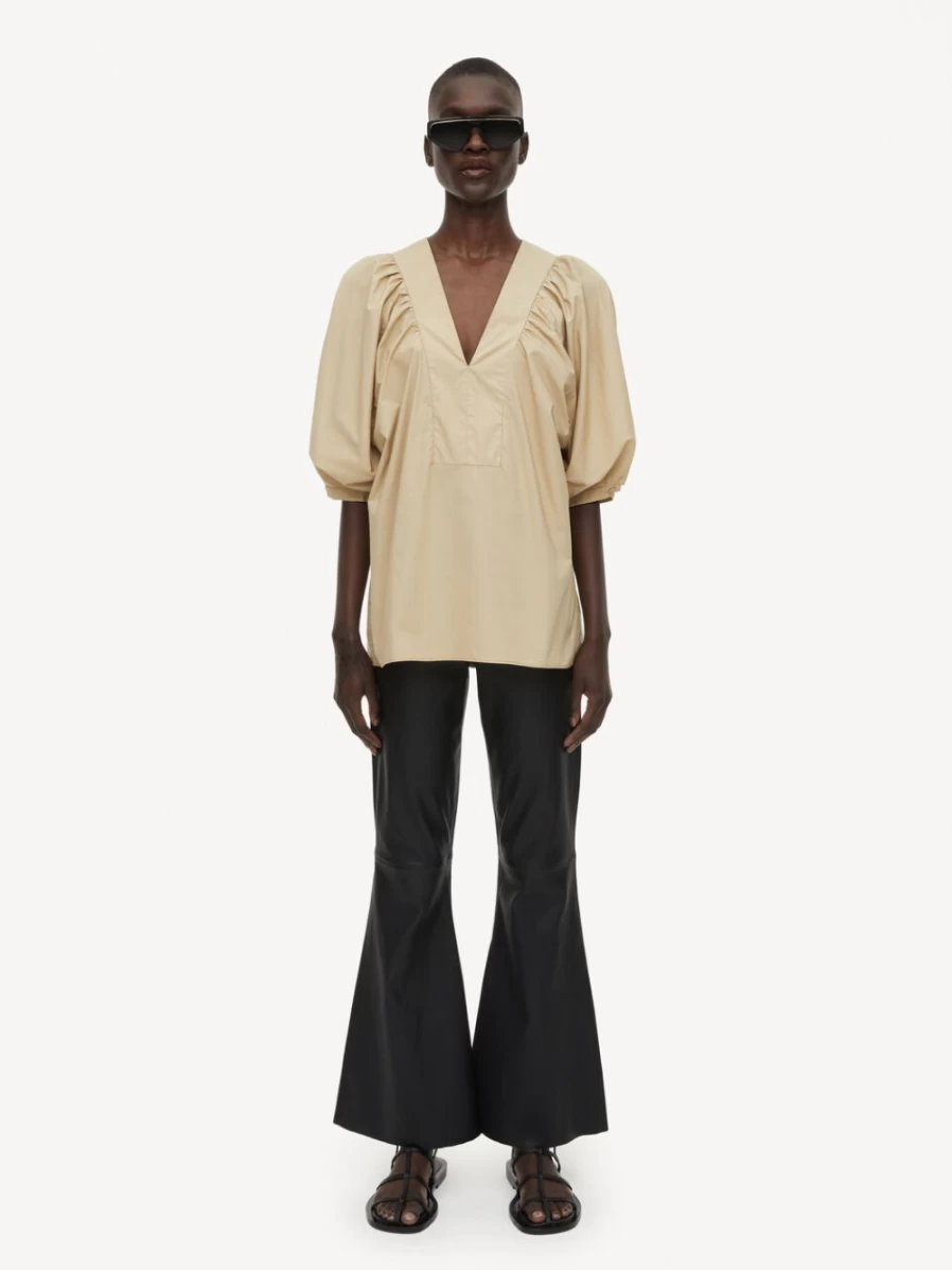 By Malene Birger Women's Miralia Blouse in Incense - Elegant Feminine Top