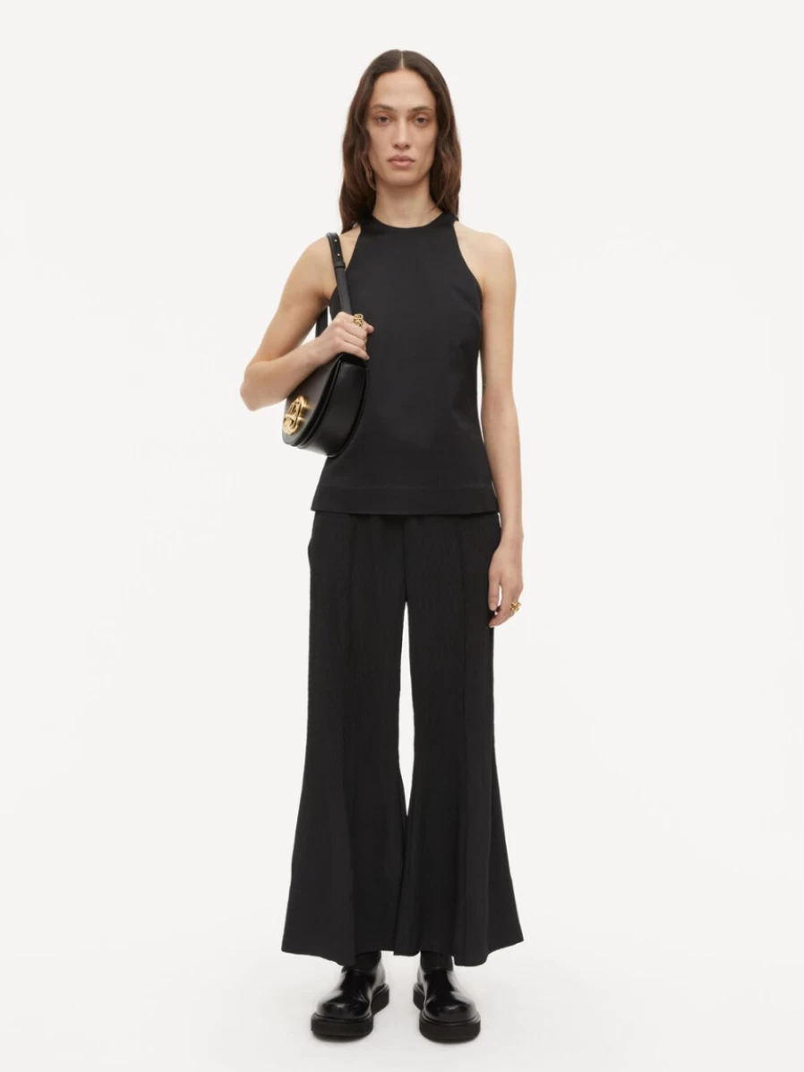 By Malene Birger Charlott Black Pleated Trousers for Women