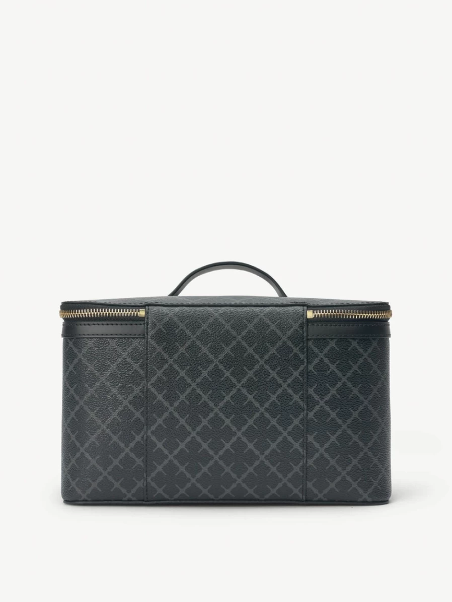 By Malene Birger Women's Charcoal Beauty Cosmetics Case - Bae Travel Organizer