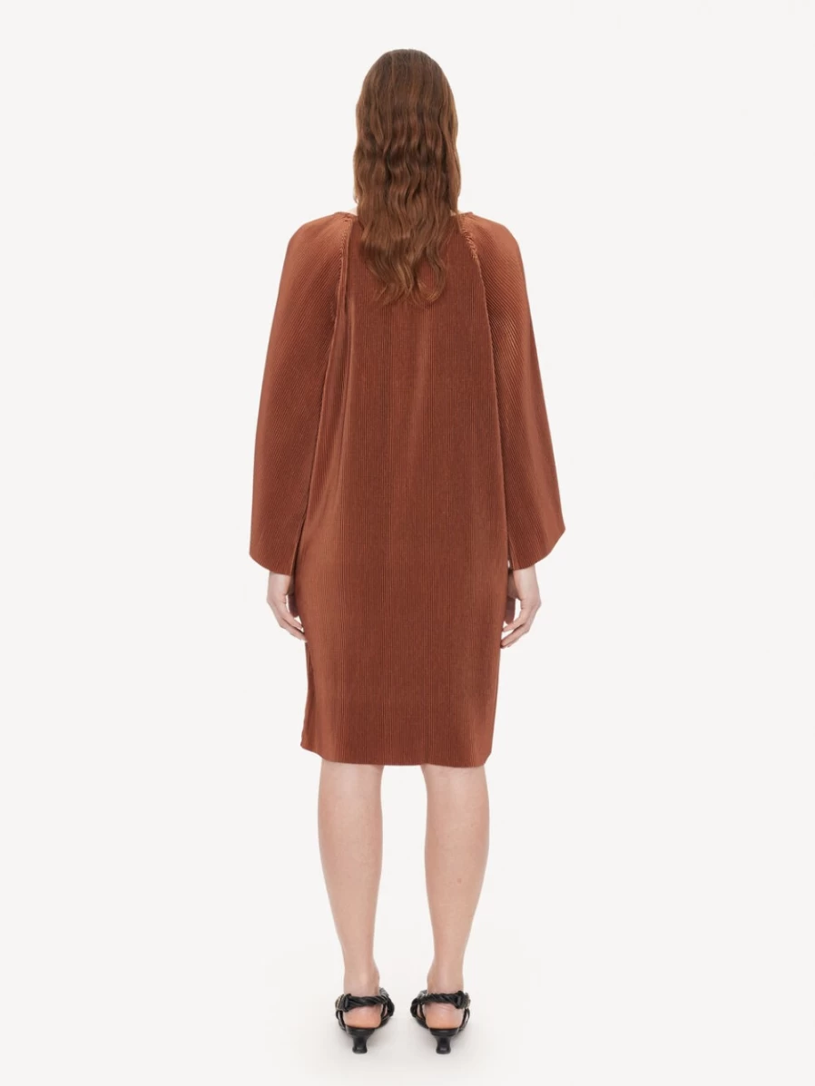By Malene Birger Vyanna Women's Dress in Dark Tan | Elegant Boho Chic Style