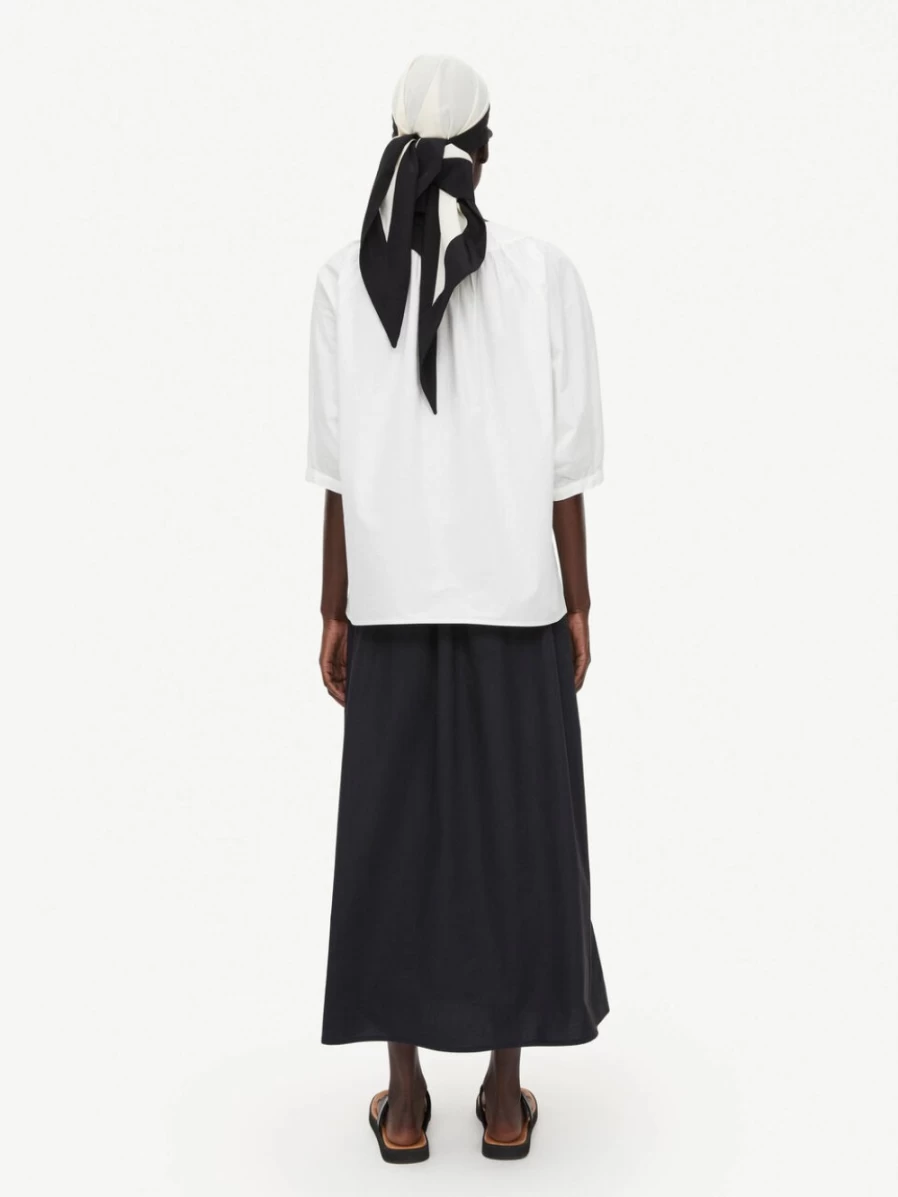 By Malene Birger Women's Miralia Blouse in Soft White - Elegant Feminine Top