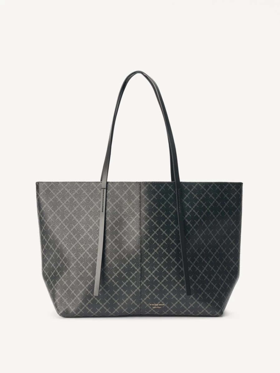 By Malene Birger Abigail Charcoal Printed Tote Bag for Women