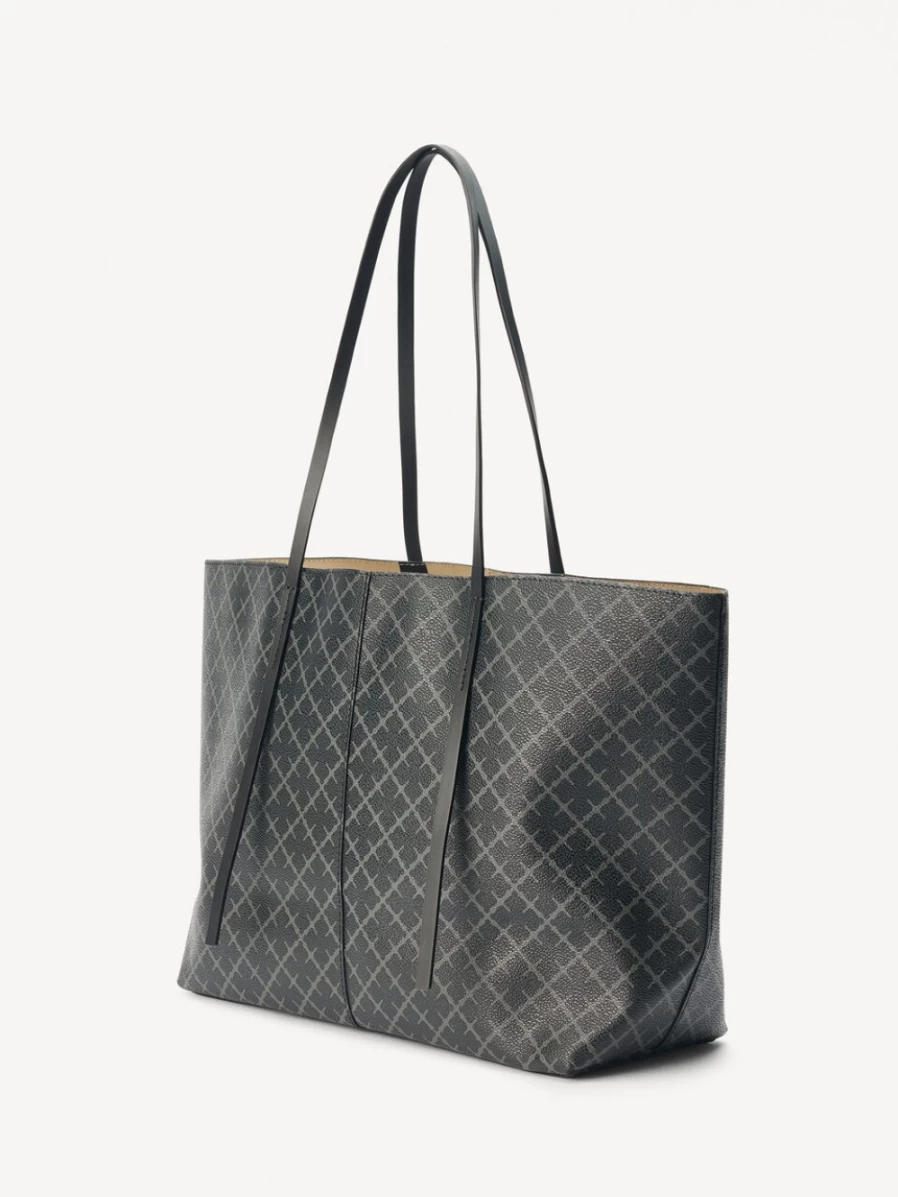 By Malene Birger Abigail Charcoal Printed Tote Bag for Women