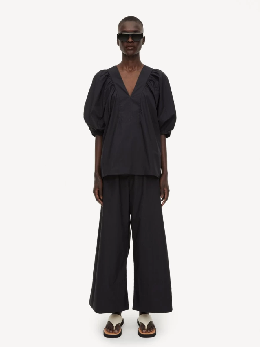 By Malene Birger Miralia Black Blouse for Women