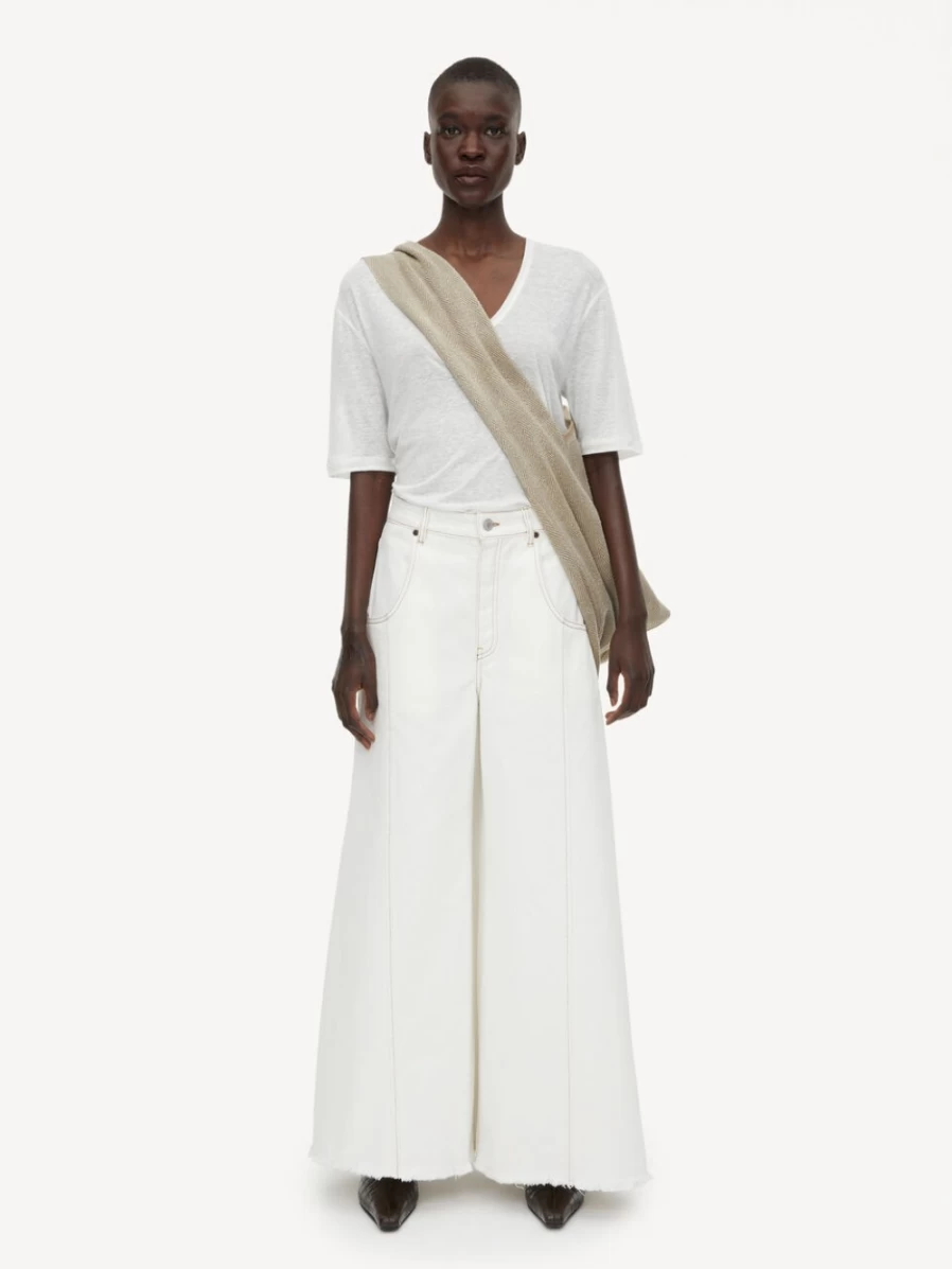 By Malene Birger Women's Wayde Jeans in Soft White - High-Quality Denim for Women