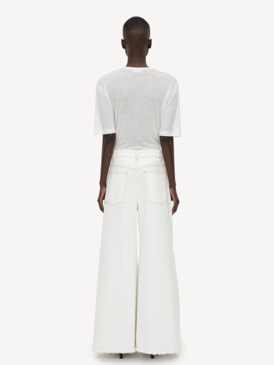 By Malene Birger Women's Wayde Jeans in Soft White - High-Quality Denim for Women