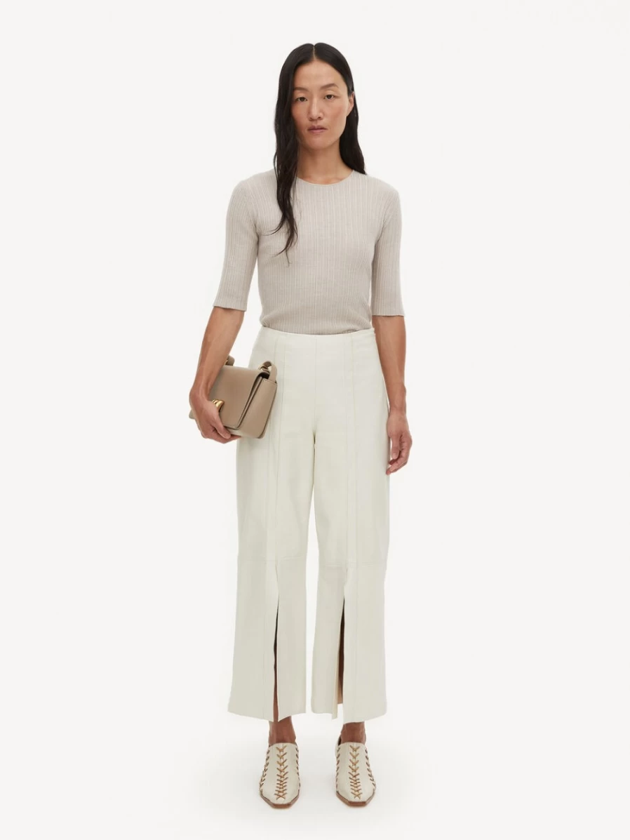 By Malene Birger Women's Blaise Top in Yellow Sand | Casual Chic Blouse