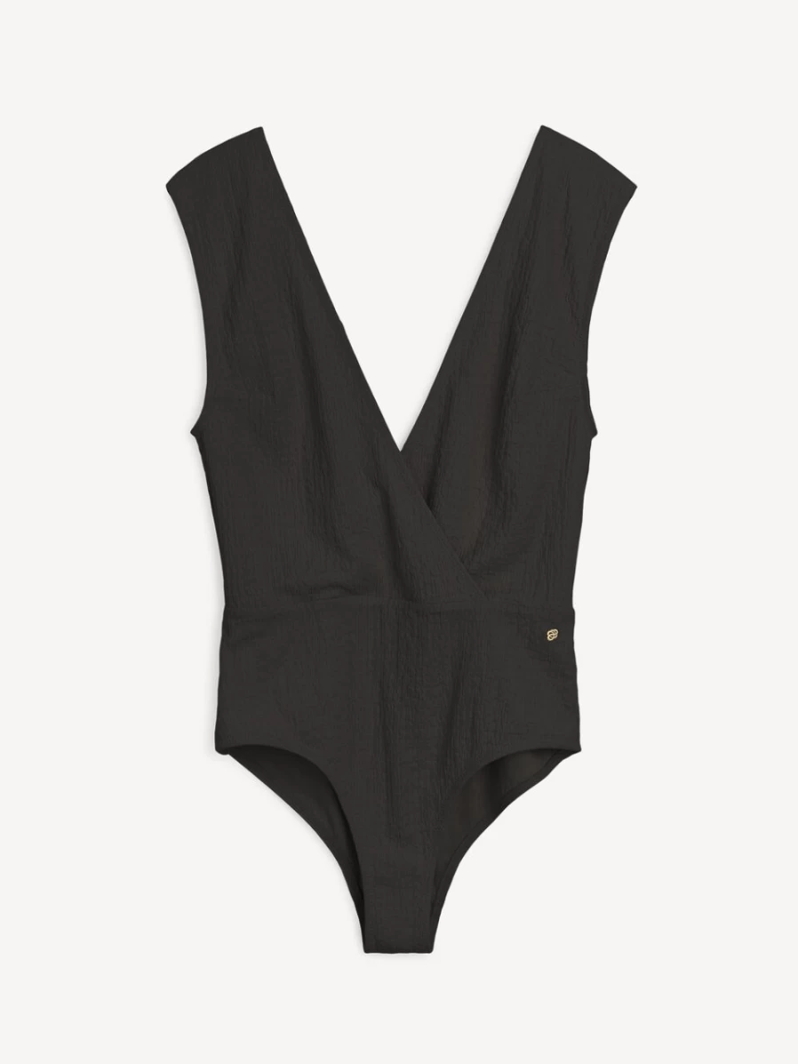 By Malene Birger Women's Black Lemooria Swimsuit - Elegant One-Piece Bathing Suit