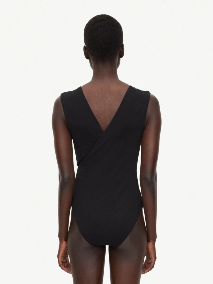 By Malene Birger Women's Black Lemooria Swimsuit - Elegant One-Piece Bathing Suit