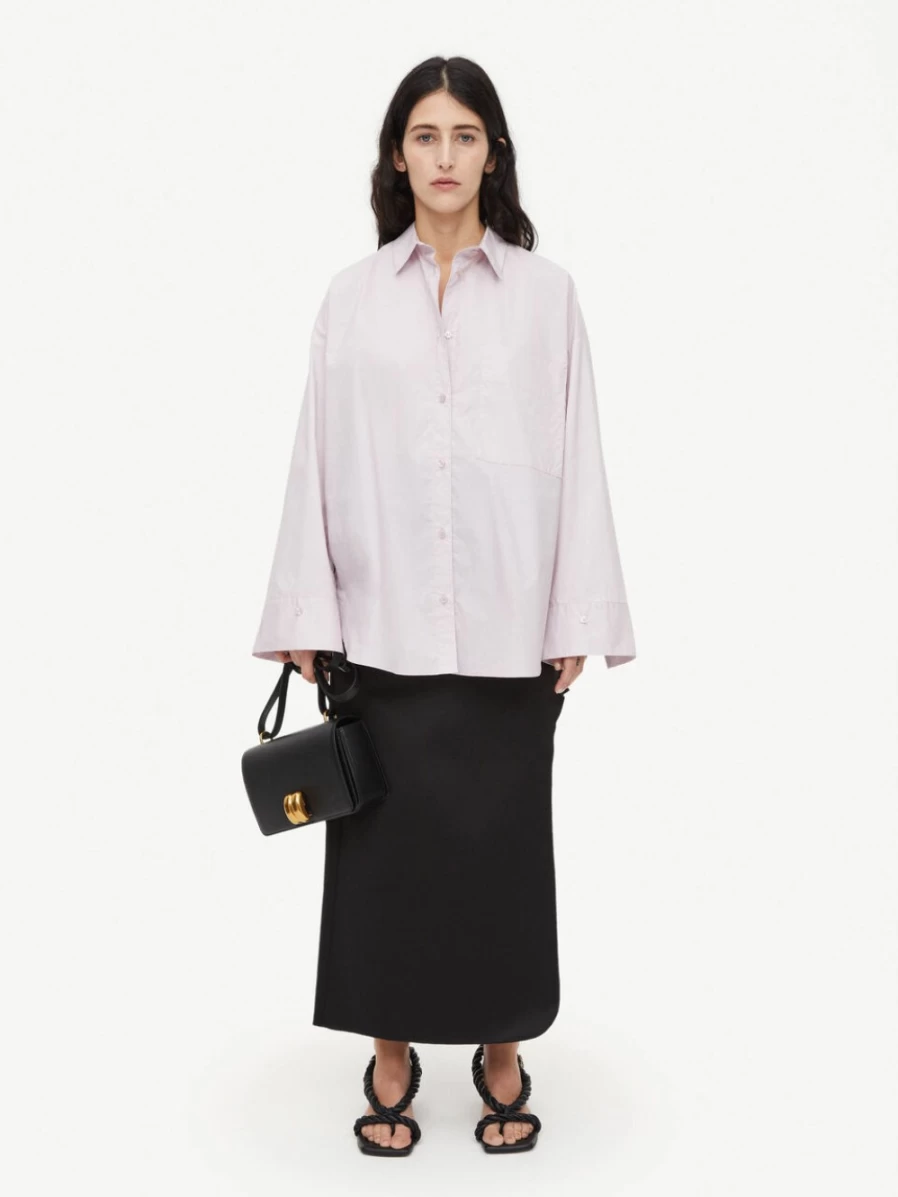 By Malene Birger Women's Pastel Violet Organic Cotton Shirt – Derris Style