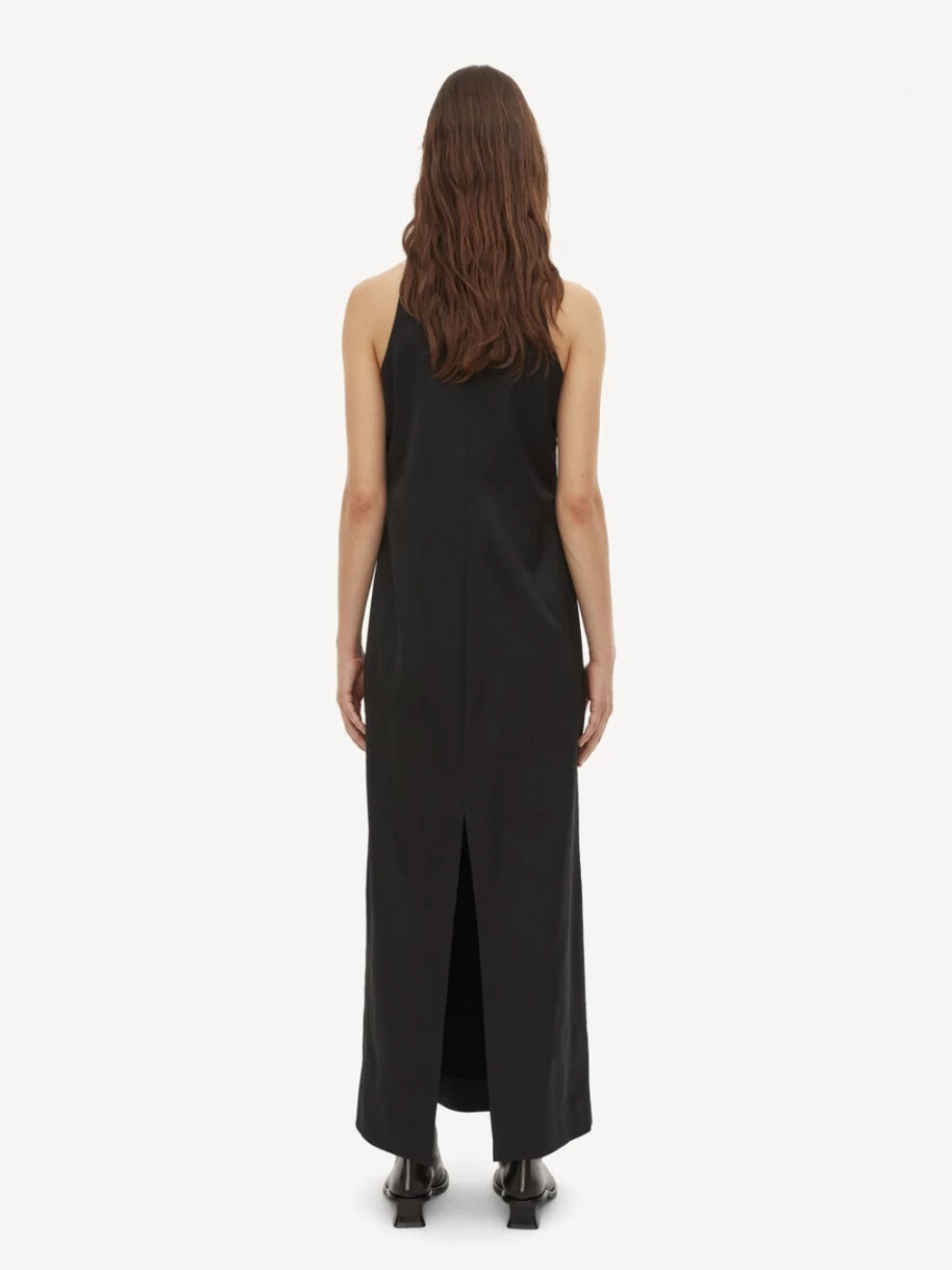 By Malene Birger Women's Pallida Maxi Dress in Black - Elegant Long Evening Gown