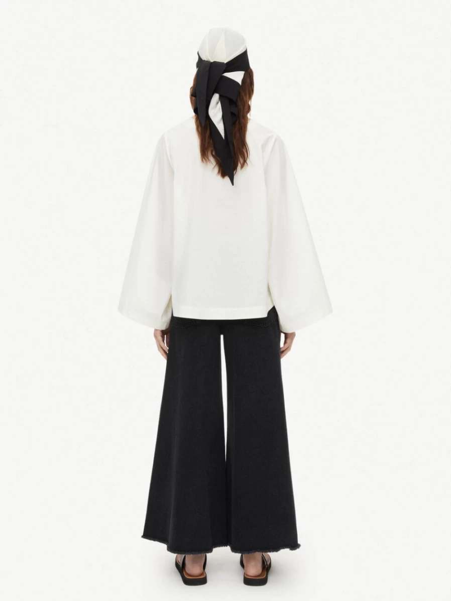 By Malene Birger Women's Kamill Blouse in Soft White - Elegant Feminine Top