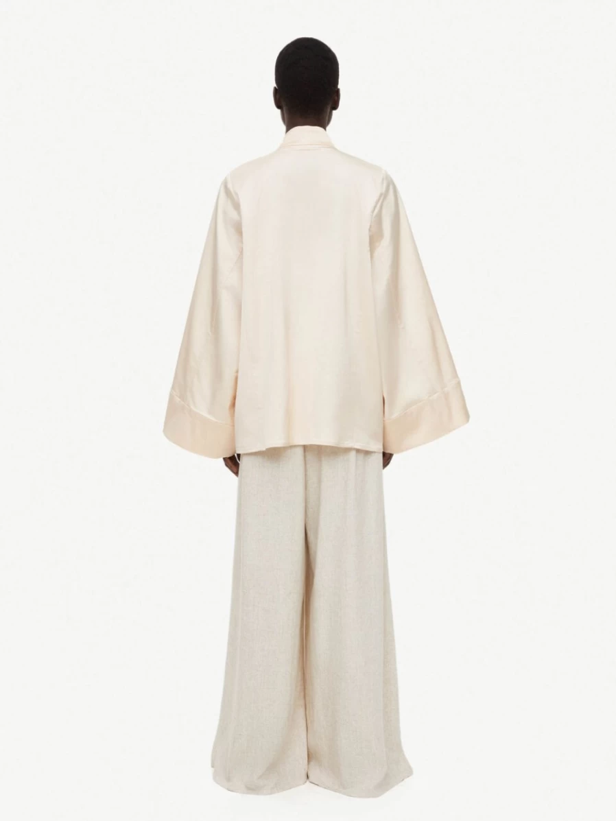 By Malene Birger Women's Lomaria Blouse in Vanilla Cream | Elegant Feminine Top
