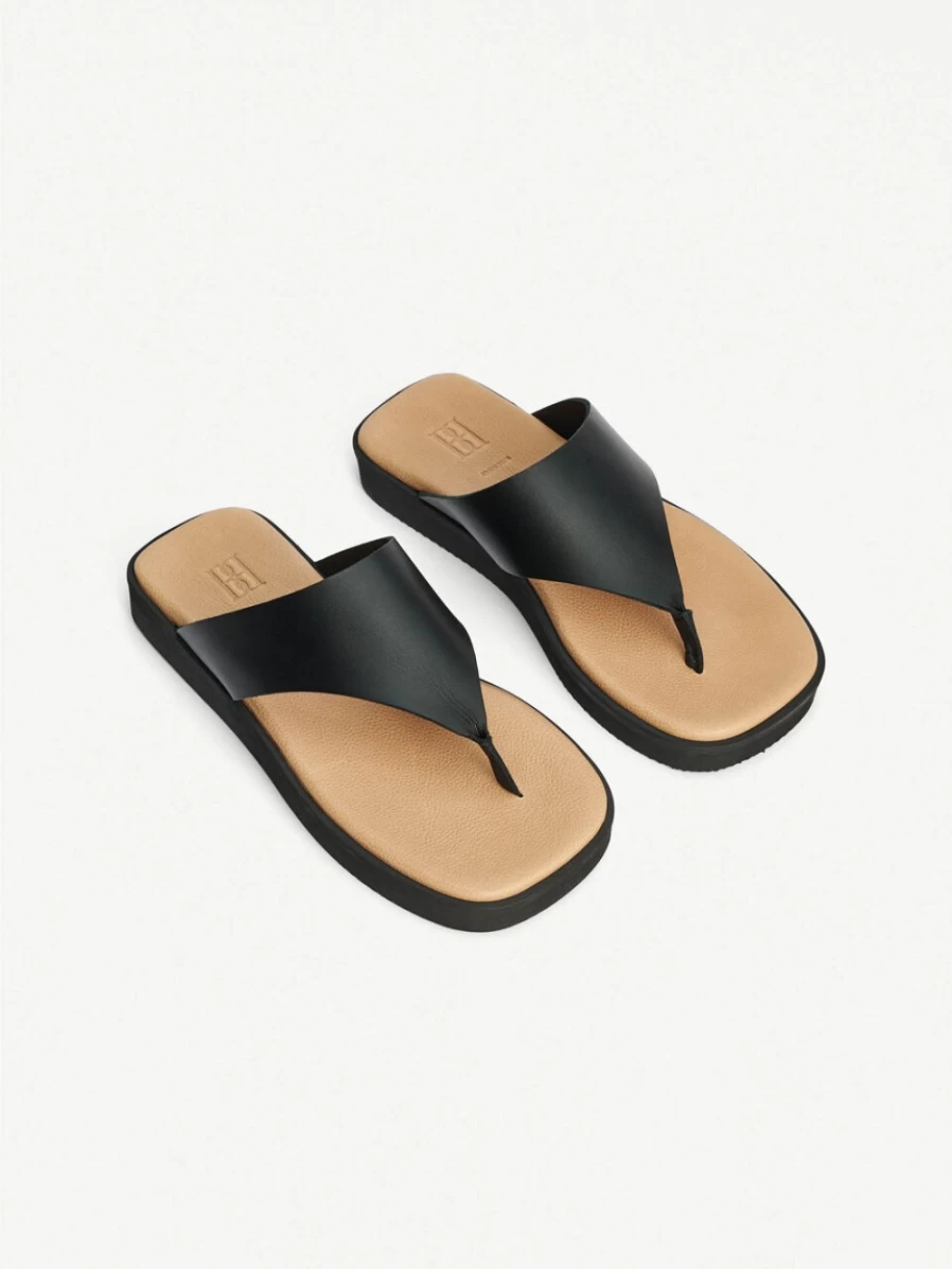 By Malene Birger Women's Marisol Black Leather Sandals