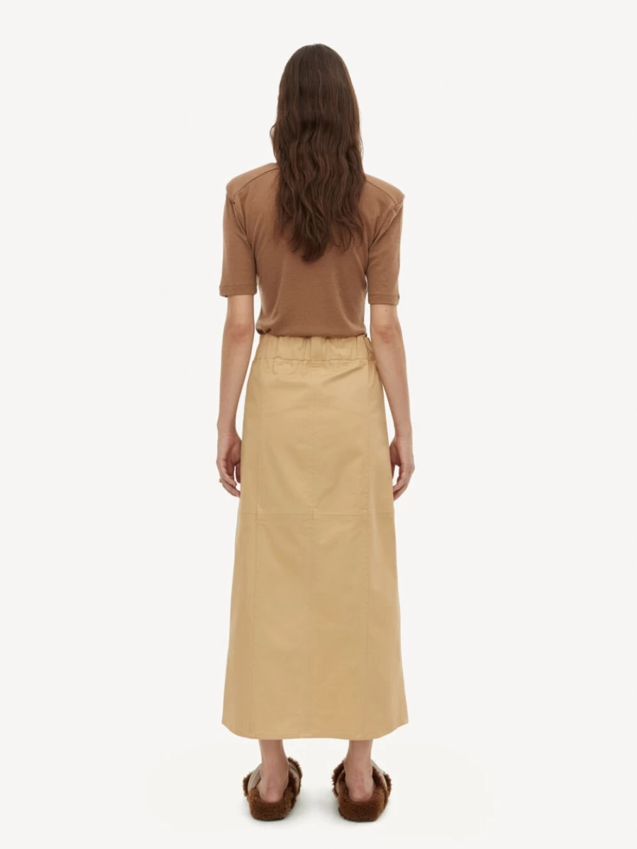 By Malene Birger Women's Fabellie Skirt in Sand Beige | Elegant & Stylish