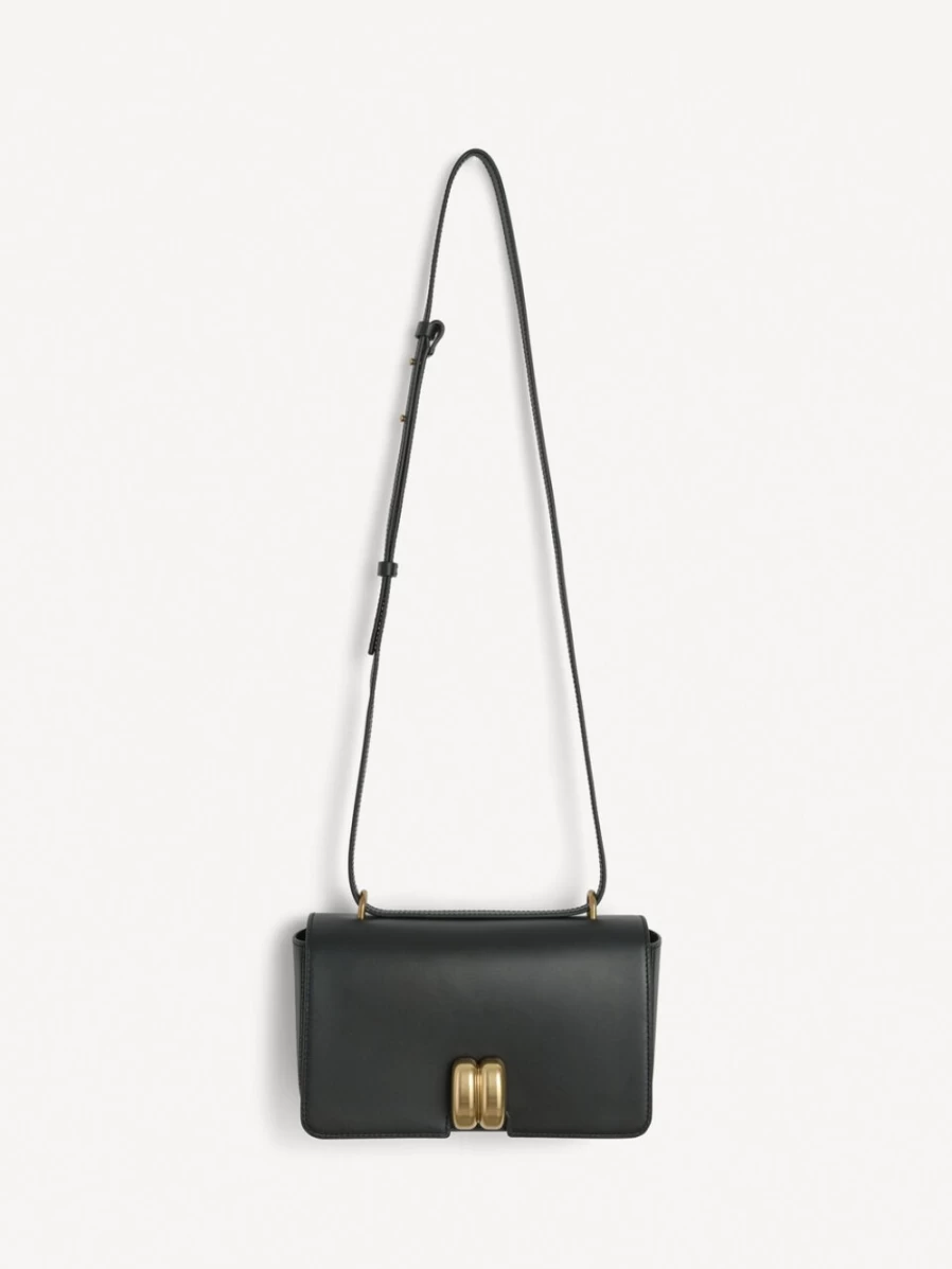 By Malene Birger Women's Black Noval Leather Shoulder Bag