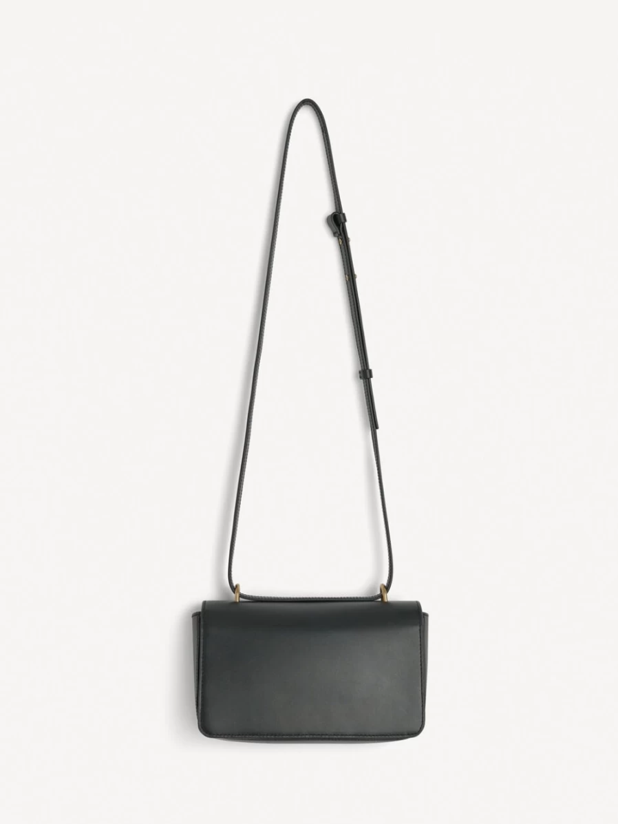 By Malene Birger Women's Black Noval Leather Shoulder Bag