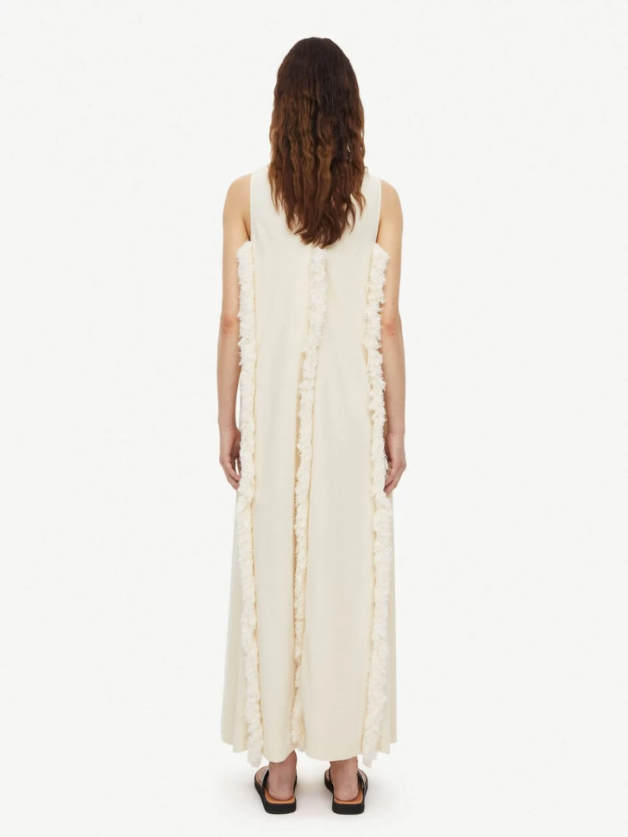 By Malene Birger Women's Aureas Maxi Dress in Soft White | Elegant Long Dress