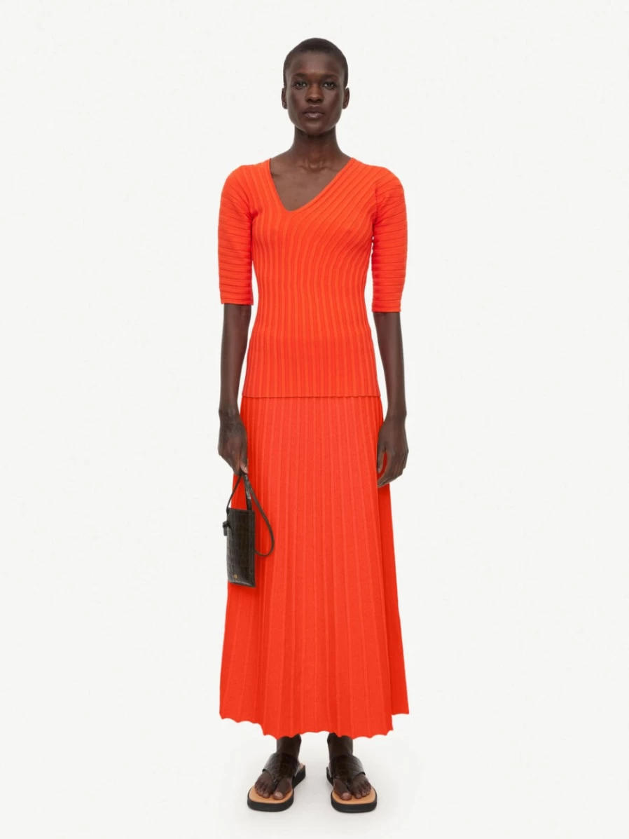 By Malene Birger Ivena Top for Women - Orange Blouse