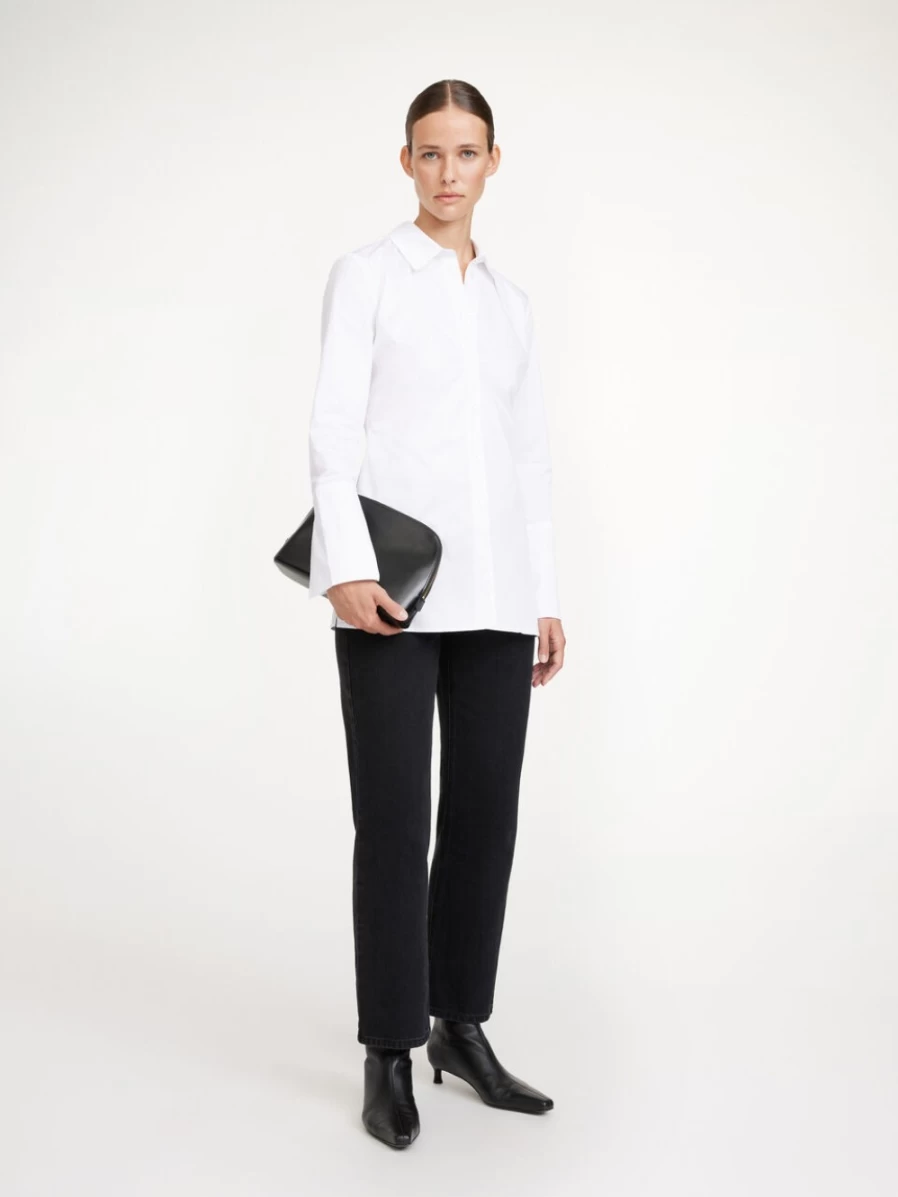 By Malene Birger Women's Pure White Organic Cotton Shirt - Padano Style