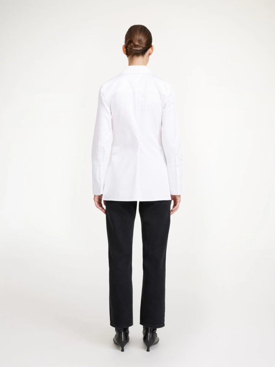 By Malene Birger Women's Pure White Organic Cotton Shirt - Padano Style