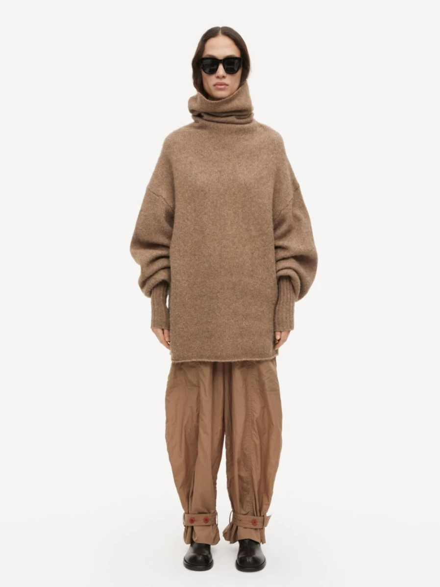 By Malene Birger Women's Camone Sweater in Tannin - Elegant Knit Pullover