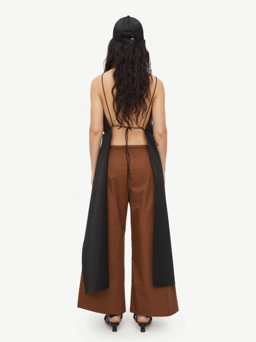 By Malene Birger Luisa High-Waisted Women's Trousers in Bison