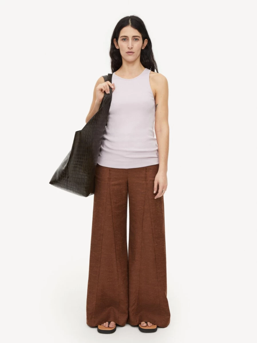 By Malene Birger Women's Pastel Violet Organic Cotton Tank Top