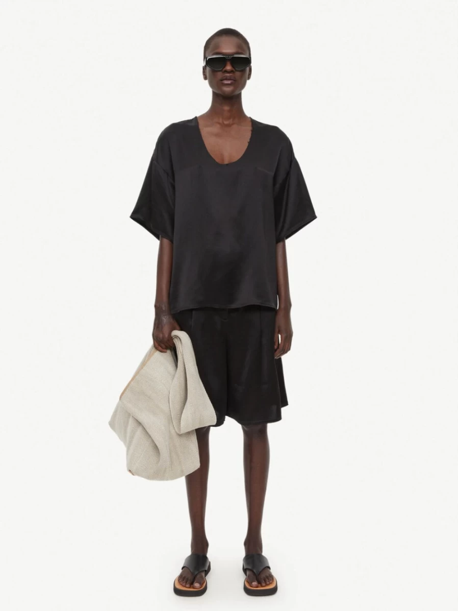 By Malene Birger Pilavis Top for Women - Black