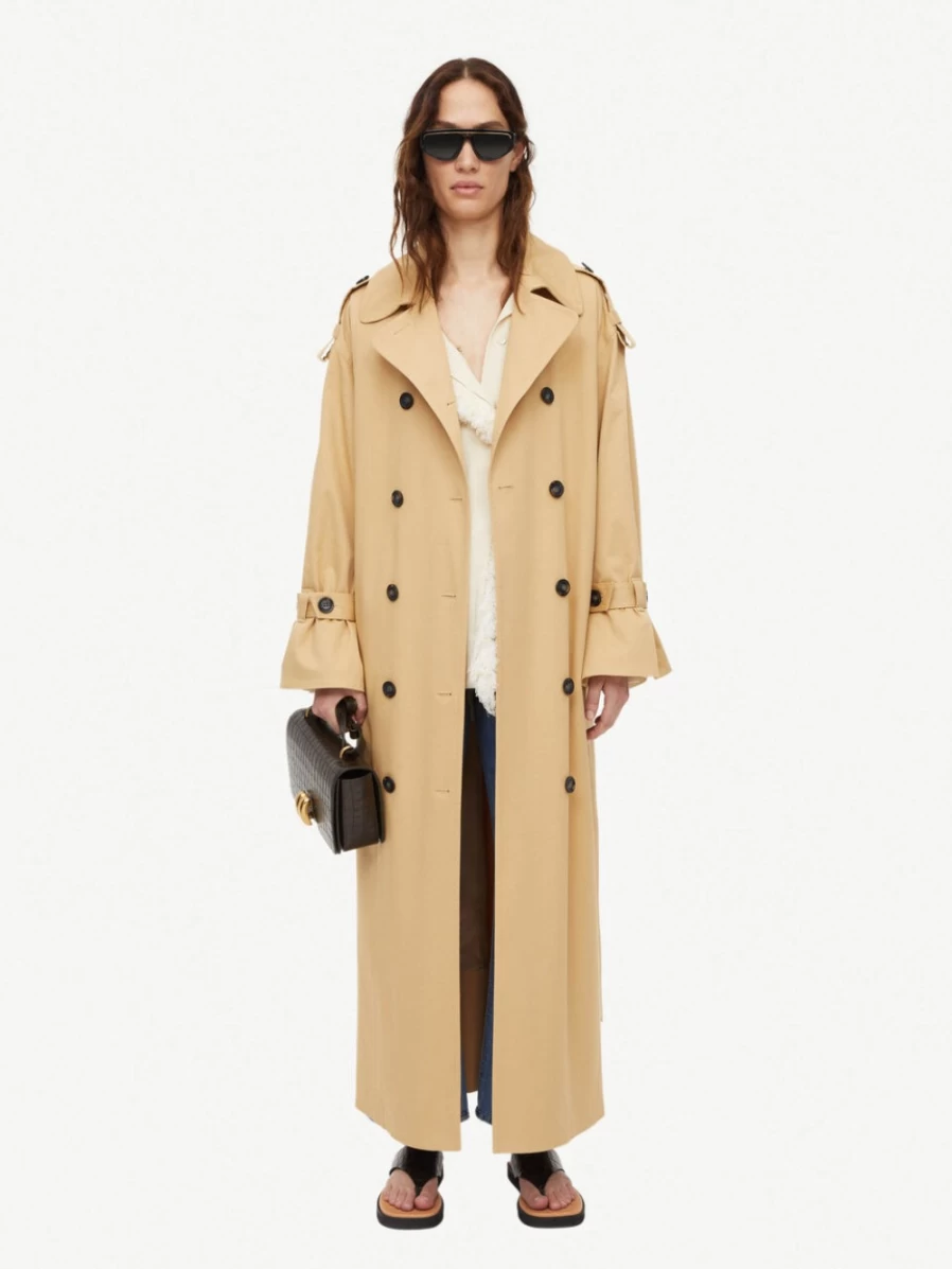 By Malene Birger Women's Alanis Sand Beige Trench Coat