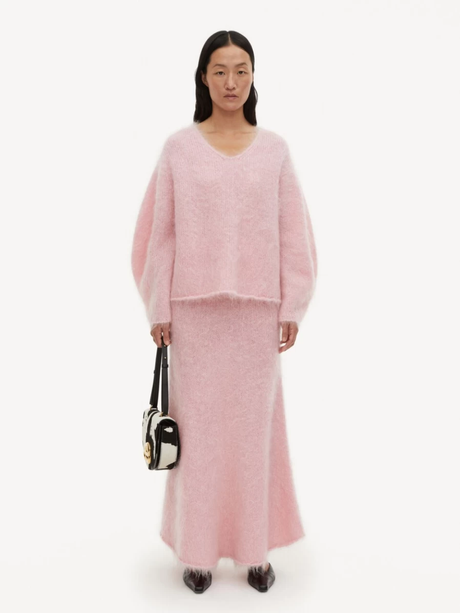 By Malene Birger Women's Hamie Sweater in Bubble Pink - Soft Knit Pullover