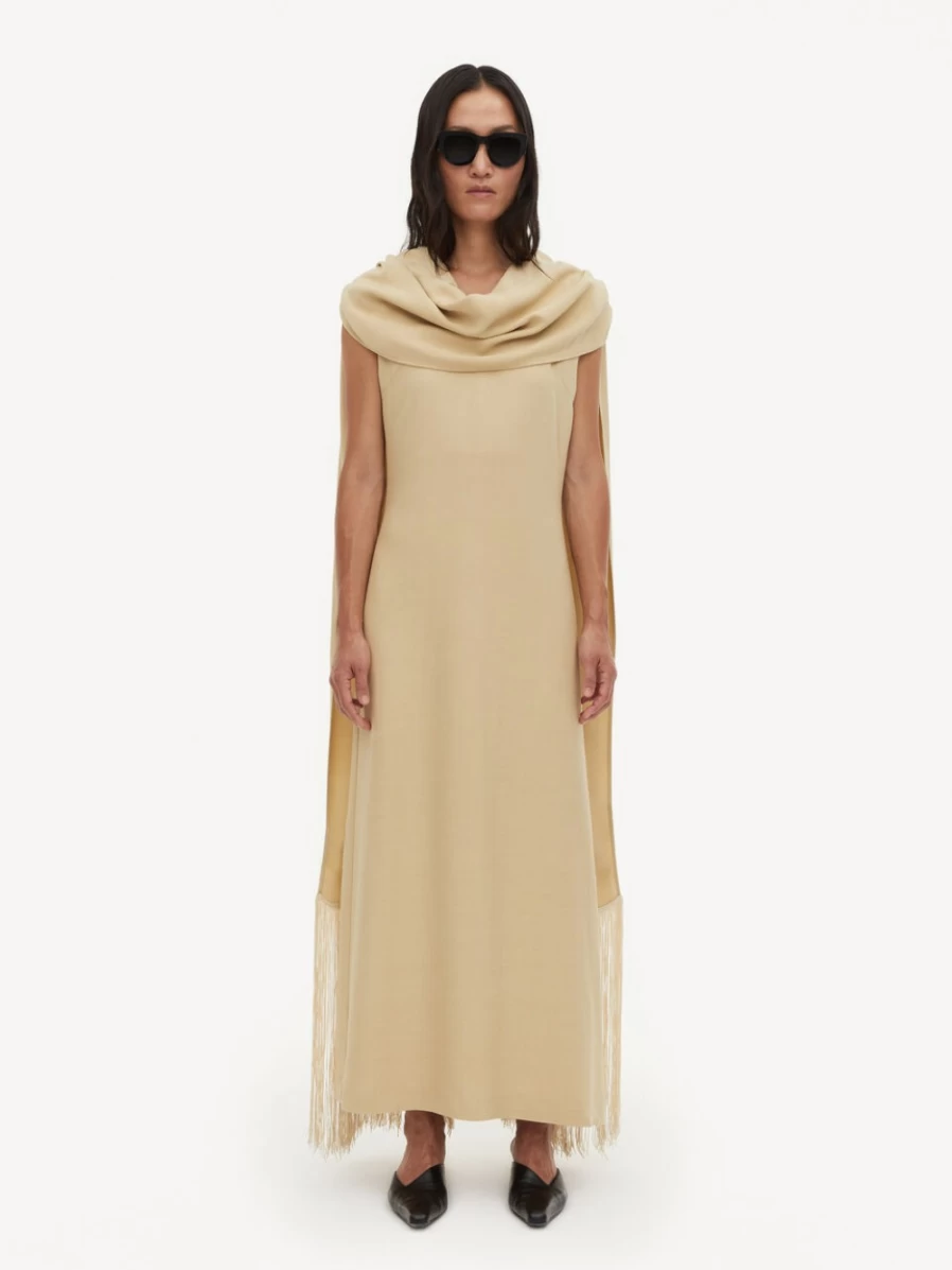 By Malene Birger Women's Cressida Dress in Yellow Sand