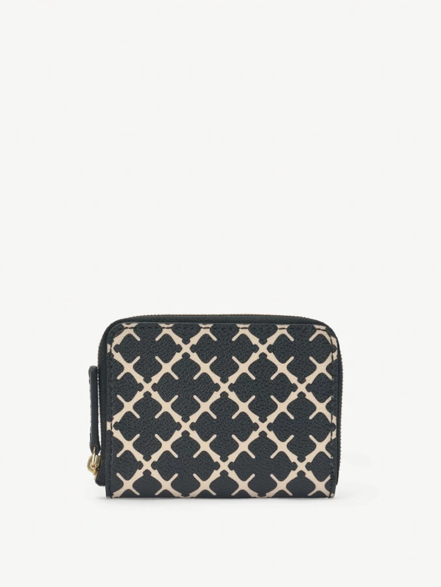 By Malene Birger Women's Black Elia Printed Coin Purse - Stylish Leather Wallet for Women