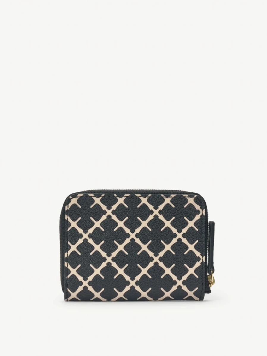 By Malene Birger Women's Black Elia Printed Coin Purse - Stylish Leather Wallet for Women