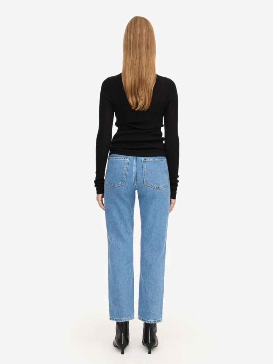 By Malene Birger Women's Denim Blue Organic Cotton Jeans - Milium