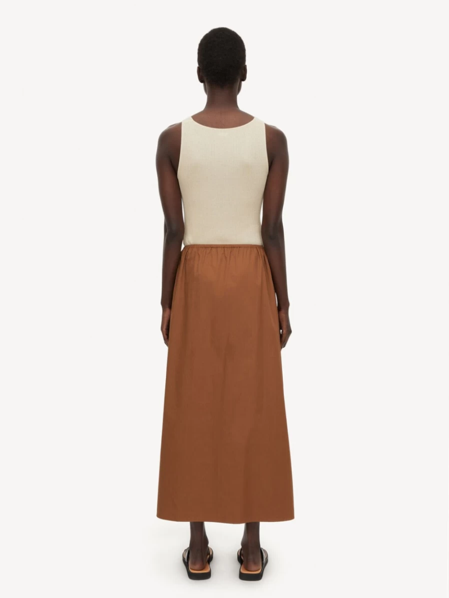 By Malene Birger Women's Maryl Midi Skirt in Bison