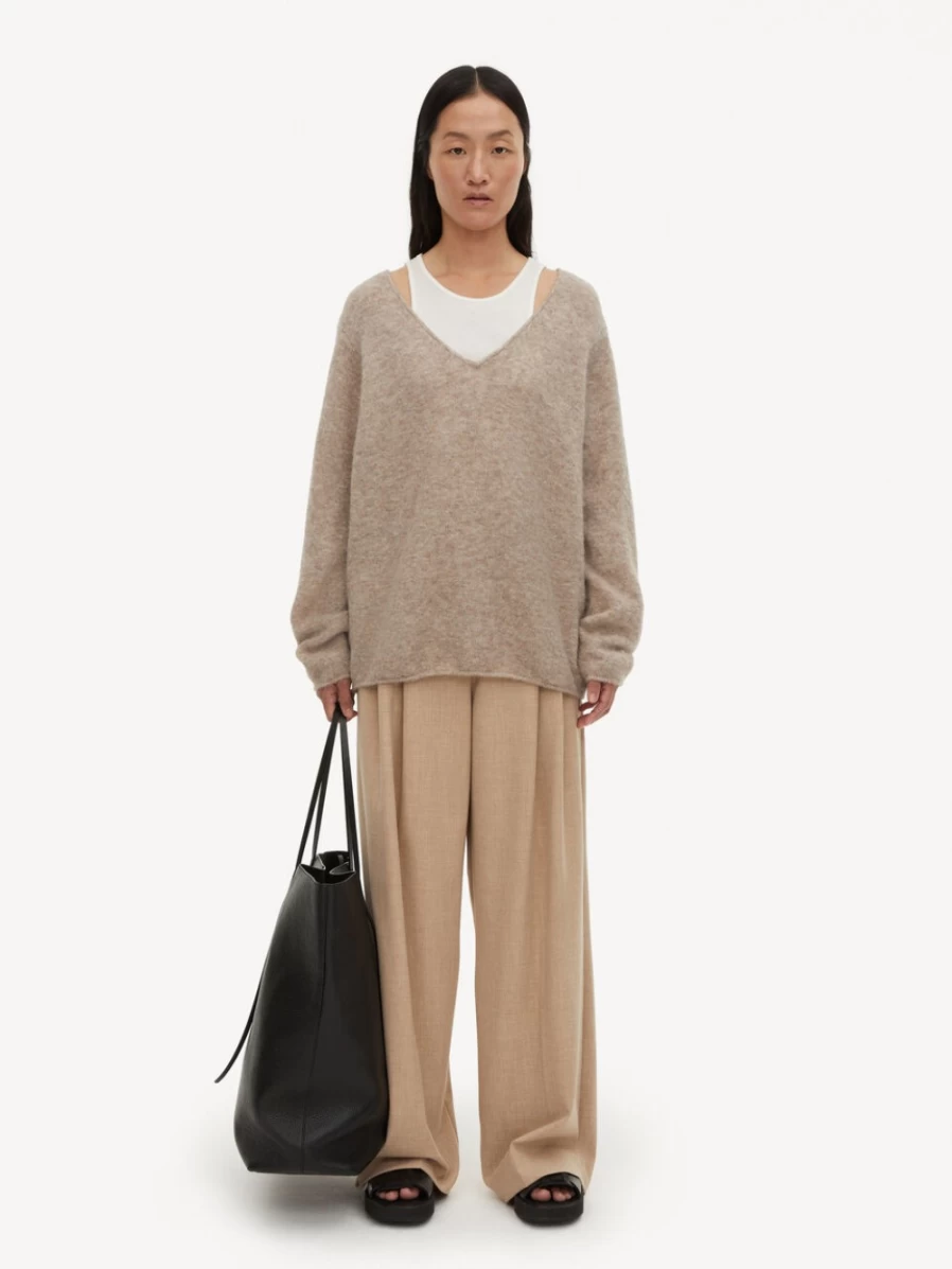 By Malene Birger Women's Chanterelle Mohair-Blend Pullover Sweater - Rhila