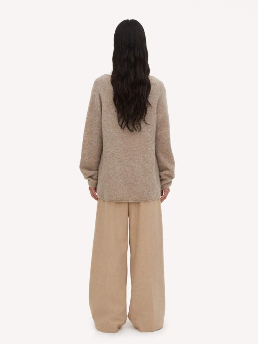 By Malene Birger Women's Chanterelle Mohair-Blend Pullover Sweater - Rhila