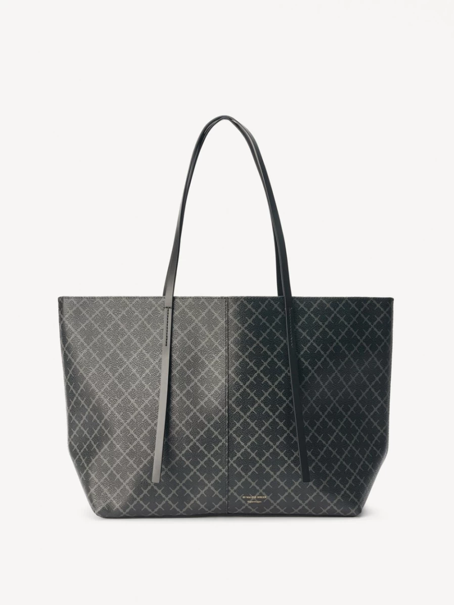 By Malene Birger Abigail Charcoal Printed Tote Bag for Women