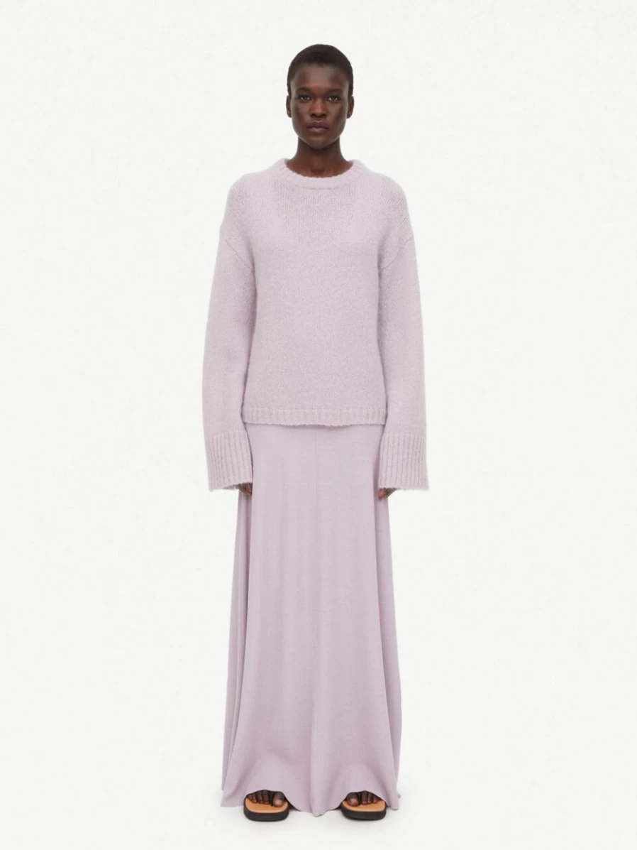 By Malene Birger Women's Cierra Sweater in Pastel Violet - Soft Knit Pullover