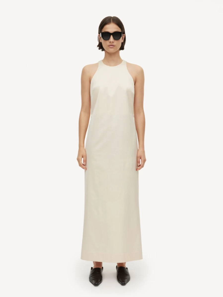 By Malene Birger Women's Pallida Maxi Dress in Vanilla Cream - Elegant Long Flowy Dress