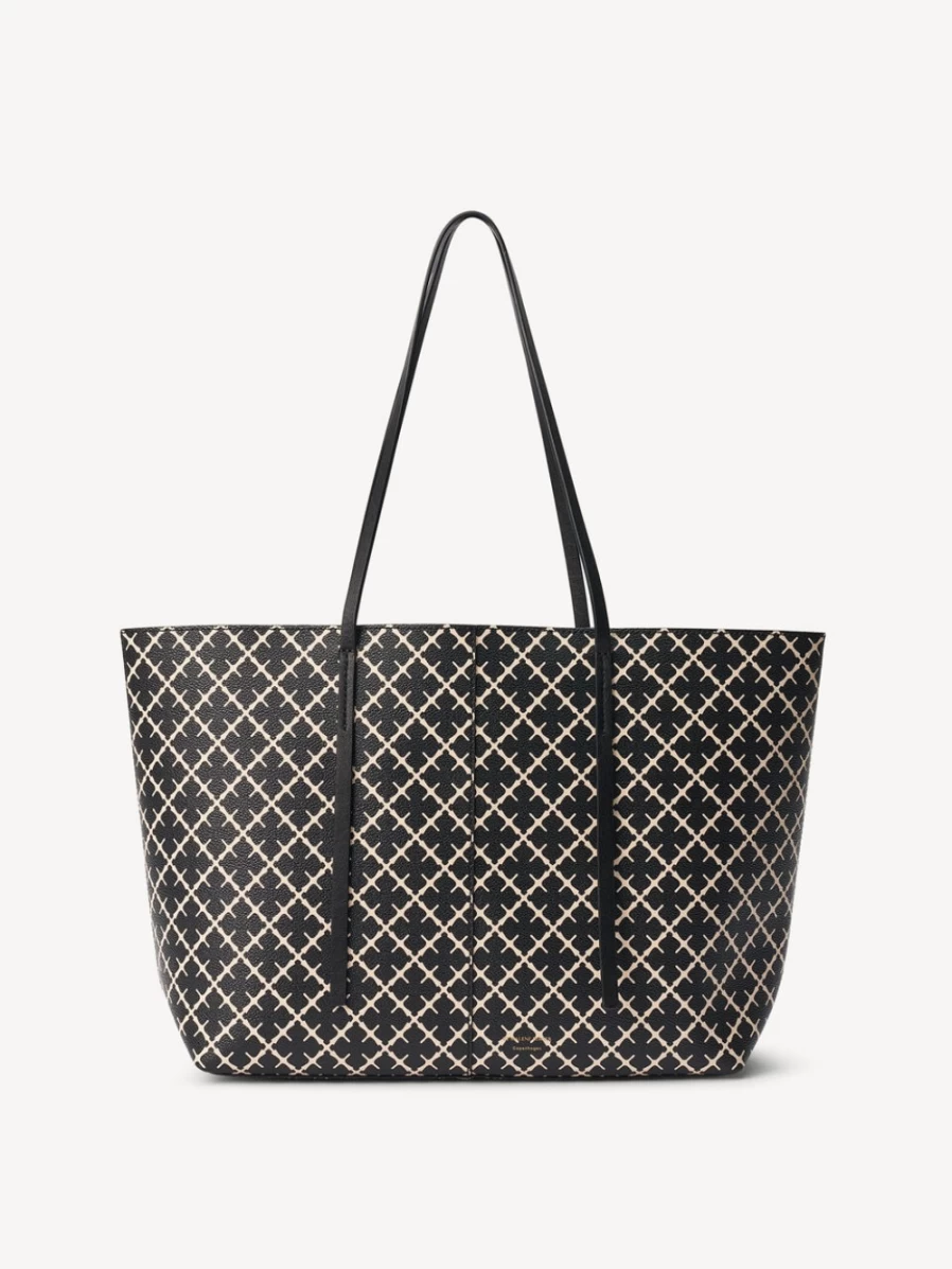 By Malene Birger Abigail Black Printed Tote Bag for Women