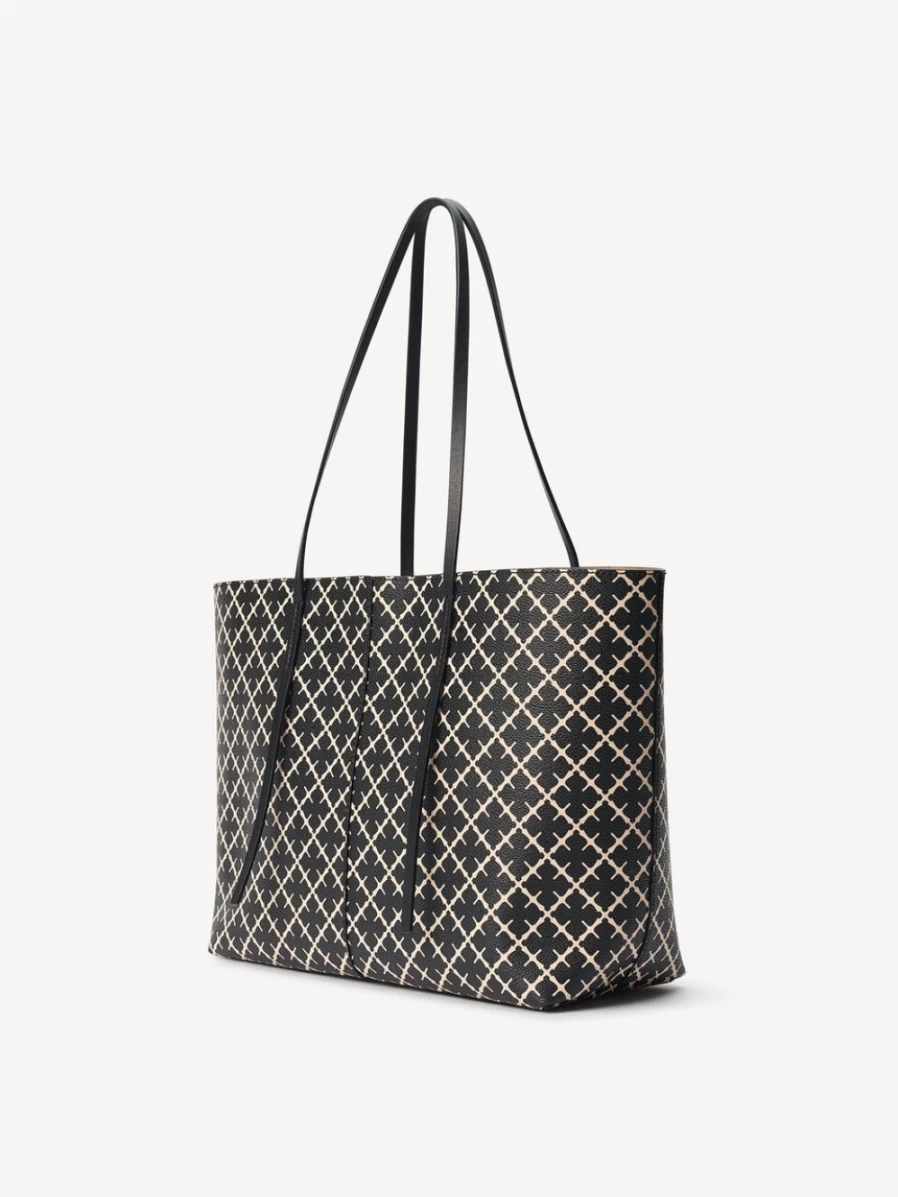 By Malene Birger Abigail Black Printed Tote Bag for Women